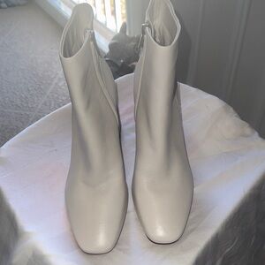 NWOT - Calvin Klein light cream ankle boots or booties